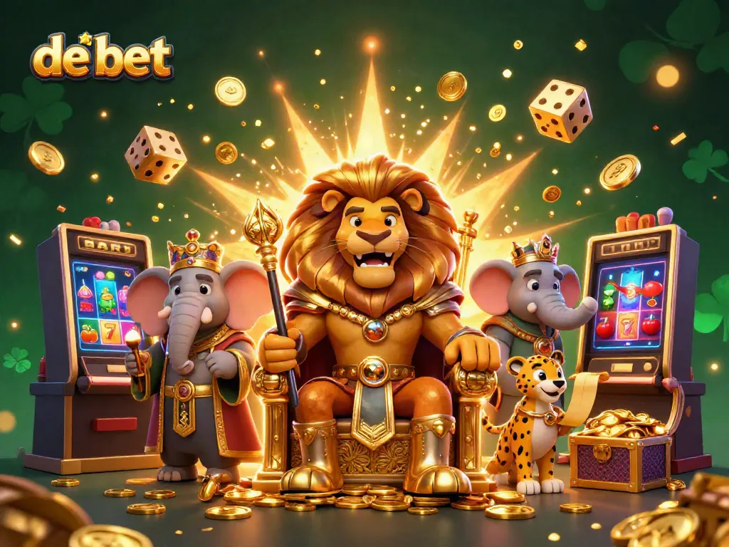 Engage with thrilling de bet experiences in an energetic casino scene featuring vibrant characters and games.